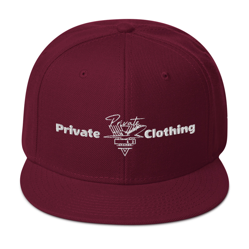 Private Jet Snapback Hat